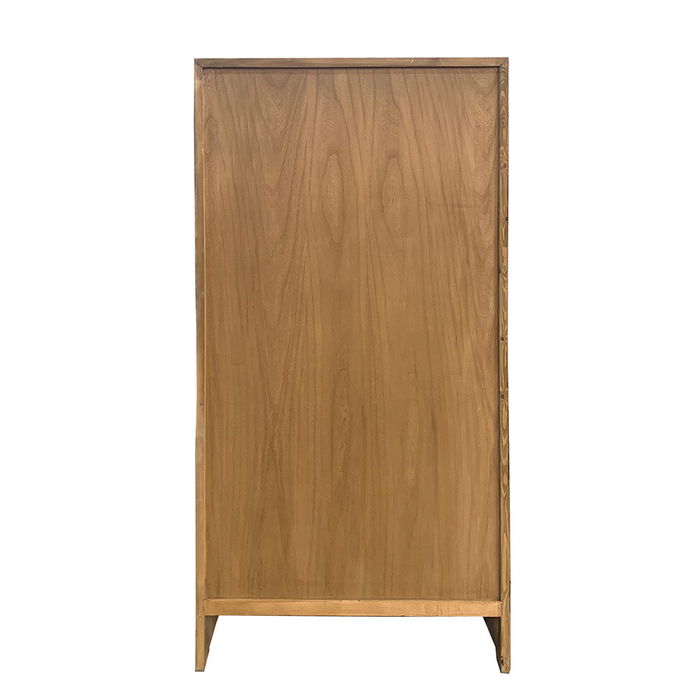 DKD Home Decor Armario Minimal bs1c25 Azul Petróleo 100 x 50 x 200 cm