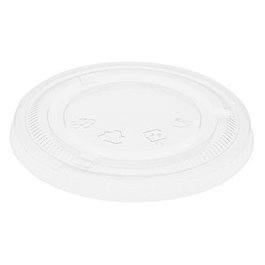 DUNI Tapa Crystal 10,2 cm x 9 cm, Transparente RPET, Un Solo Uso, Pack de 1000 unidades