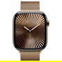 Apple Watch Series 10 GPS + Cellular 46mm Titanio Dorado Caja con Correa Milanesa Dorada S/M