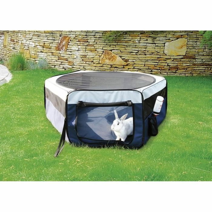 Trixie Corredero para conejos/cachorros ø 130 × 55 cm azul/gris Trixie Corredero para conejos/cachorros ø 130 × 55 cm azul/gris
