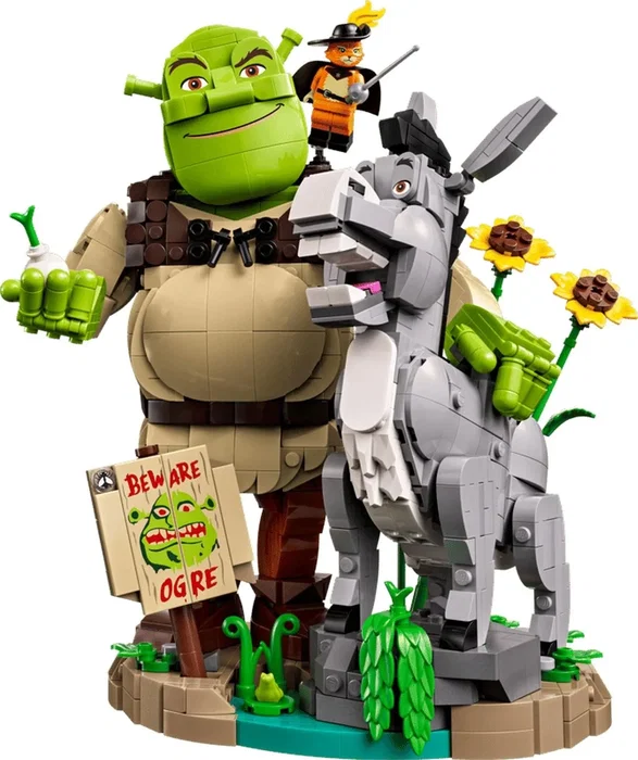 LEGO Shrek, Asno y Gato con Botas 72423
