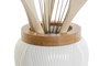 Utensilios Basicos DKD Home Decor Blanco Natural 10.5 x 12 x 10.5 cm Set de 6