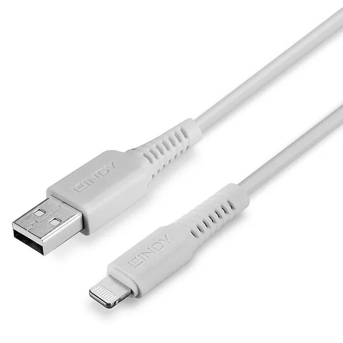 Lindy Cable USB A Macho a USB A Macho 1 m, USB 2.0, Blanco, Referencia 31326 Lindy Cable USB A Macho a USB A Macho 1 m, USB 2.0, Blanco, Referencia 31326