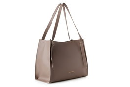 Vince Camuto Bolso Tote Palermo de Piel de Polivinilo Color Visón 35x15x27 cm