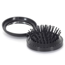 Cosmetic Club Cepillo Pelo Con Espejo Plegable Para Bolso