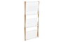 DKD Home Decor Estanteria Blanco Natural Bambu 50.5 x 89.5 x 29 cm (2 Unidades)