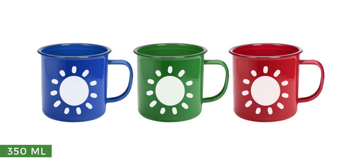 Privilege Mug Esmaltada Color/Diseño 350Ml (24 Unidades)