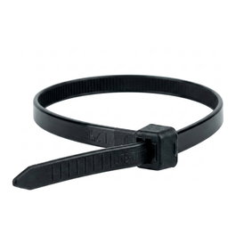 WKK Brida reutilizable negra 710x9 mm (100 piezas)