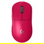 Logitech G Pro X Superlight 2 LS Ratón Gaming 910-006798 - Rojo, Ligero, Sensor HERO 25K, Wireless, Batería Larga Duración