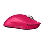 Logitech G Pro X Superlight 2 LS Ratón Gaming 910-006798 - Rojo, Ligero, Sensor HERO 25K, Wireless, Batería Larga Duración