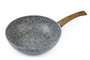 Inde Sartén Wok de Aluminio Forjado con Mango de Acero Antiadherente Quttin, 28 cm (6 Unidades)