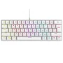 Rampage Plower K60 Teclado Mecánico Gaming Switch Azul Retroiluminado Blanco Distribución Polaca