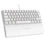 Rampage Plower K60 Teclado Mecánico Gaming Switch Azul Retroiluminado Blanco Distribución Polaca