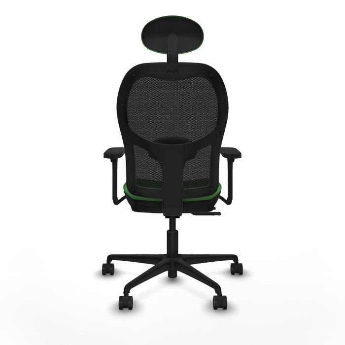 PIQUERAS Y CRESPO Silla de oficina Jorquera Verde con mecanismo Sincro/Traslack