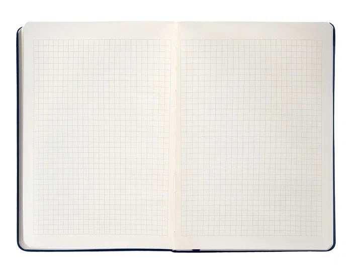 Antartik Cuaderno A5 Tapa Dura 100 Hojas Cuadriculadas Azul Marino 80gr FSC