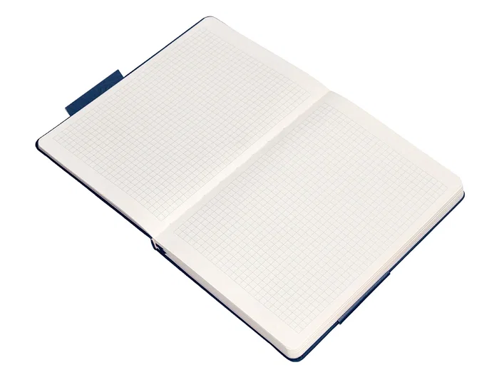 Antartik Cuaderno A5 Tapa Dura 100 Hojas Cuadriculadas Azul Marino 80gr FSC