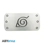 ABYstyle ABYMGN008 - Imanes de Nevera de Naruto Shippuden Konoha, Metal Plateado, 55 x 27 mm, 1 Unidad