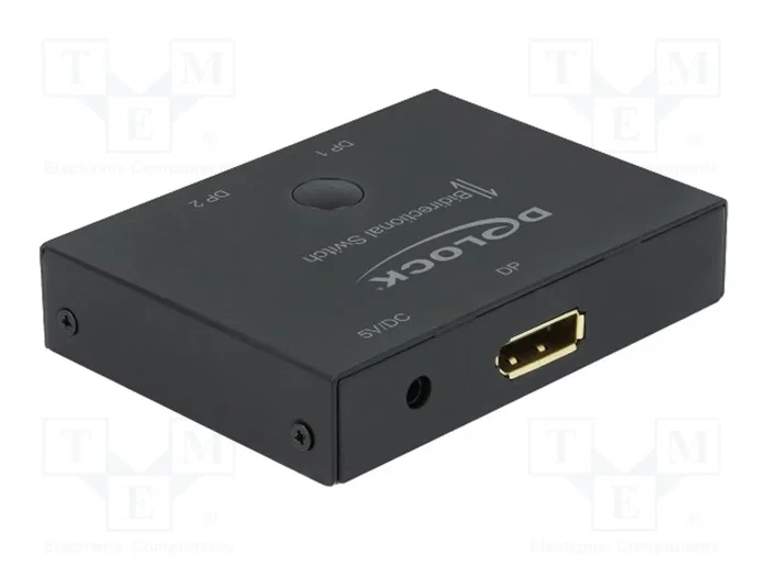 DeLOCK Conmutador Bidireccional DisplayPort 8K 30 Hz
