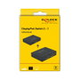 DeLOCK Conmutador Bidireccional DisplayPort 2-1 8K 30 Hz