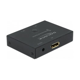 DeLOCK Conmutador Bidireccional DisplayPort 2-1 8K 30 Hz