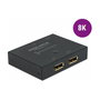 DeLOCK Conmutador Bidireccional DisplayPort 2-1 8K 30 Hz