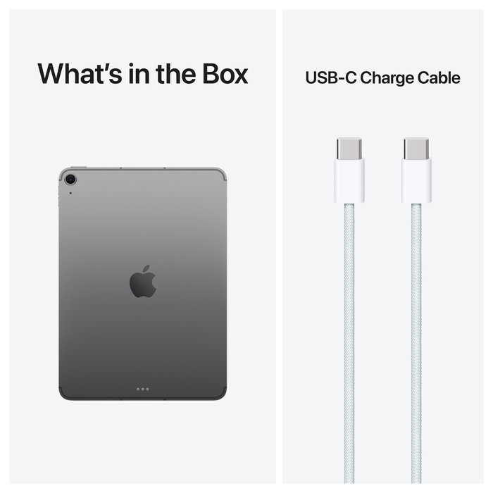 Apple iPad Air 11 pulgadas con Chip M4, Wi-Fi + Cellular, 1TB, 12GB RAM, Gris Espacial (Space Gray), iPadOS
