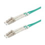 ROLINE Cable de fibra óptica OM3 LC/LC 1 m Turquesa