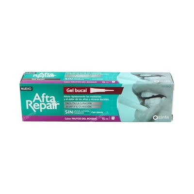 Afta Repair Gel Sabor Frutos del Bosque 15ml