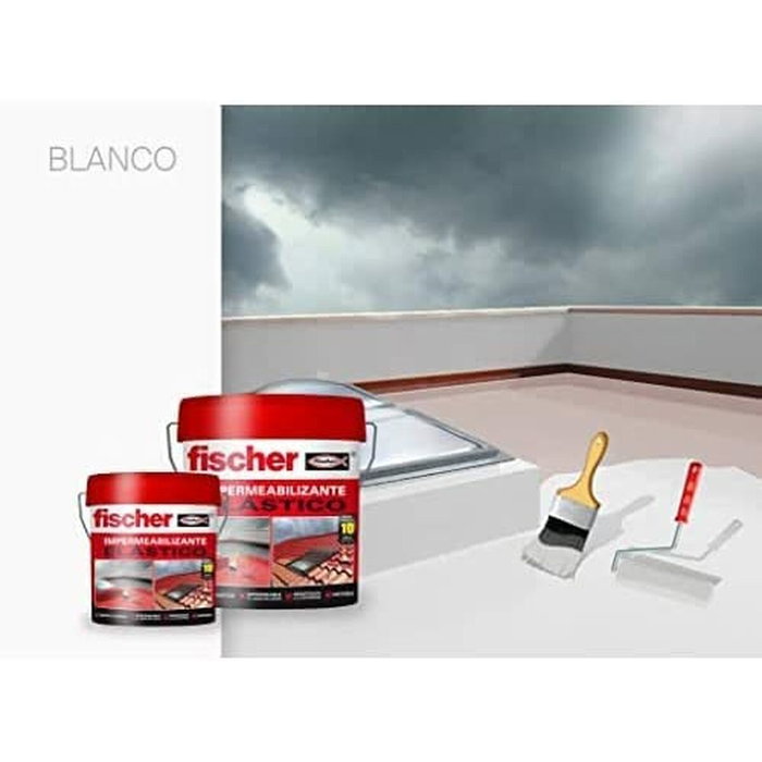 Fischer Impermeabilizante blanco con fibras 750 ml Fischer Impermeabilizante blanco con fibras 750 ml