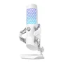 ASUS ROG Carnyx Micrófono de Superficie USB para Mesa, Blanco, Condensador Cardioide, -37 dB, 20-20000 Hz, 24 bit 192 kHz, 120 dB SPL, con Luz LED y Mute