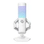 ASUS ROG Carnyx Micrófono de Superficie USB para Mesa, Blanco, Condensador Cardioide, -37 dB, 20-20000 Hz, 24 bit 192 kHz, 120 dB SPL, con Luz LED y Mute