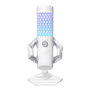 Asus Micrófono ROG Carnyx Blanco Profesional USB 192kHz/24Bit Condensador Nierencharakteristik con Filtro Pop y Silenciador (90YH03Z0-BAUA10)