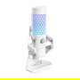 ASUS ROG Carnyx Microphone Blanco Micrófono de superficie para mesa con conexión USB, 24 bit, 192 kHz y hasta 120 dB
