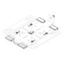 LANCOM LX-7000 T-Bar Mount (Bulk 5) Blanco