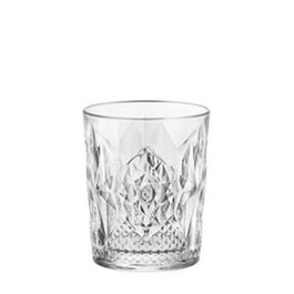 Bormioli Vaso Stone - 40 cl - Altura: 107 mm - Cristalería con borde grueso de vidrio (Set de 6)