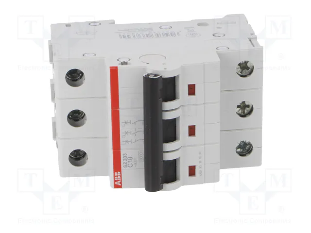 ABB SZ203-C10 Interruptor magnetotérmico 3 polos 10A Característica C