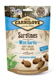 Carnilove Snack Semi Humedo Sardinas Ajo Caja 10x200 gr