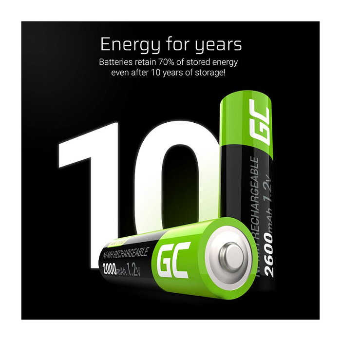 Green Cell Baterías AA GR10 2600mAh (Pack de 16 unidades)