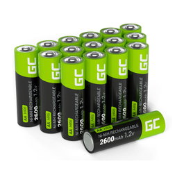 Green Cell Baterías AA GR10 2600mAh (Pack de 16 unidades)