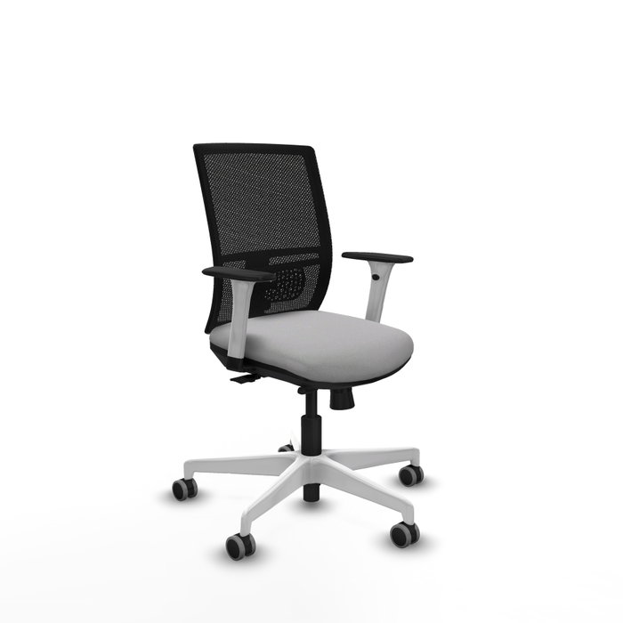 PIQUERAS Y CRESPO Silla de oficina Yunquera Gris claro y Negro PIQUERAS Y CRESPO Silla de oficina Yunquera Gris claro y Negro