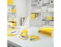 Leitz Carpeta WOW Plástico Rígido DIN A4 con Pinza Superior Color Amarillo