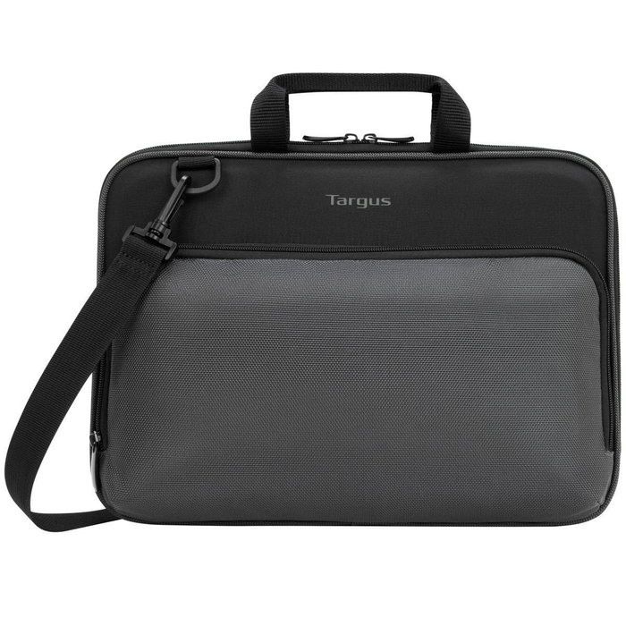 Targus Work-in Essentials Maletín para Portátil 35.6 cm (14") Cromebook Negro Gris - Compatible con Google
