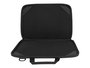 Targus Work-In Essentials - Funda Portátil 14" (33-35.6 cm) con diseño Work-In, bolsillos y correa ajustable, material resistente poliuretano/poliéster, color negro y gris