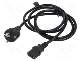 SAVIO Cable de alimentación H03VV-F 3x0,75mm² 1,8m