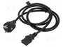SAVIO Cable de alimentación H03VV-F 3x0,75mm² 1,8m