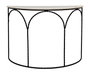 DKD Home Decor Consola Negro Blanco 40 x 76 x 406 cm Hierro Marmol