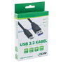 InLine 35711 Cable USB C a USB A Negro 1m