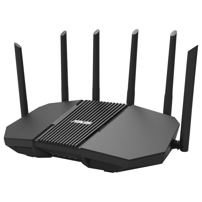 ASUS Router RT-BE90U BE9400 Wi-Fi 7 Tribanda (2.4/5/6 GHz) Negro con 4 Puertos Ethernet, 2.5 GbE, USB 3.2 y 6 Antenas para AiMesh
