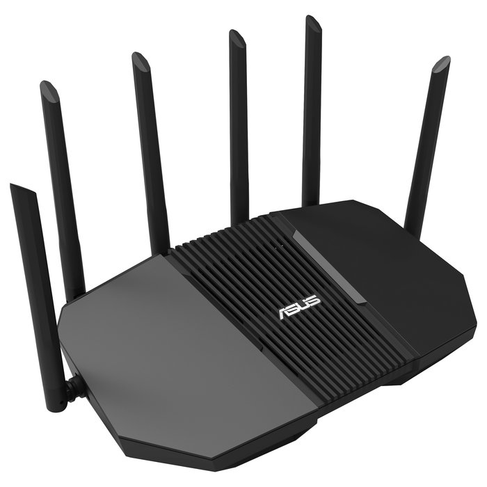 ASUS Router RT-BE90U BE9400 Wi-Fi 7 Tribanda (2.4/5/6 GHz) Negro con 4 Puertos Ethernet, 2.5 GbE, USB 3.2 y 6 Antenas para AiMesh