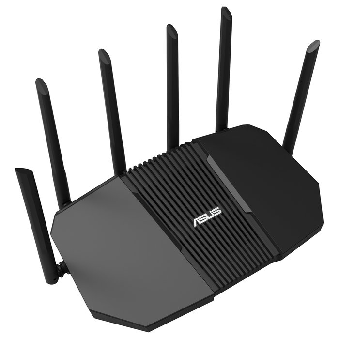 ASUS Router RT-BE90U BE9400 Wi-Fi 7 Tribanda (2.4/5/6 GHz) Negro con 4 Puertos Ethernet, 2.5 GbE, USB 3.2 y 6 Antenas para AiMesh